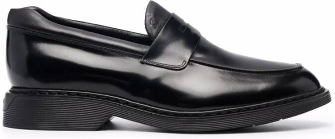 Hogan Platte schoenen voor vrouwen Black Heren
