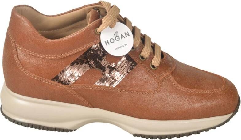 Hogan Platte schoenen voor vrouwen Bruin Dames
