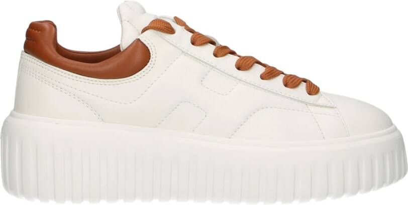 Hogan Polyester Sneaker met H-Stripes