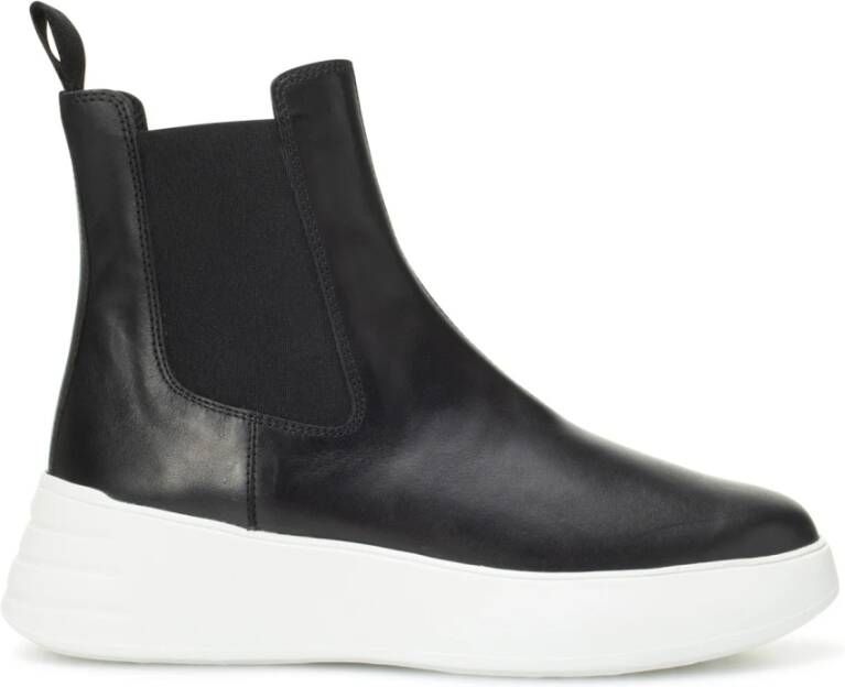 Hogan Rebel Chelsea Boots Zwarte Slip-On Sneakers voor Dames Zwart Dames