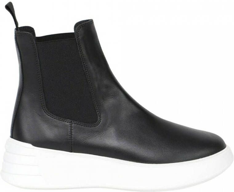 Hogan Rebel Chelsea Boots Zwarte Slip-On Sneakers voor Dames Zwart Dames