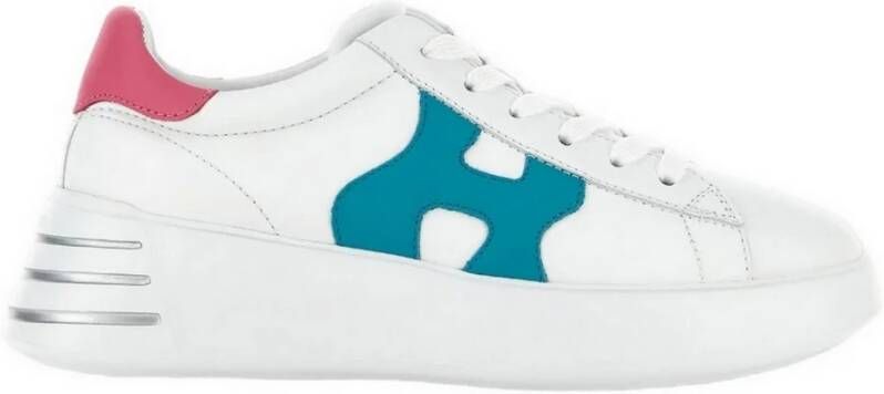 Hogan Rebel Leren Sneakers Wit Dames