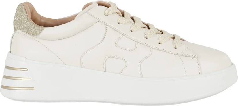 Hogan Rebel Yoghurt en Goud Sneakers