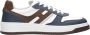 Hogan Multicolor Leren Sneakers met Ademende Details Black Heren - Thumbnail 1