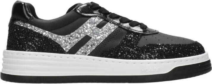 Hogan Retro-geïnspireerde H630 Sneakers Zwart Dames