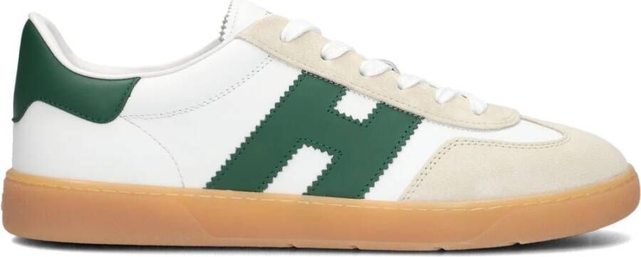 Hogan Retro Sneakers met Groene Accenten Multicolor Heren