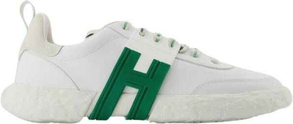 Hogan Bianco Leren 3R Sneakers Upgrade Jouw Collectie Wit Heren