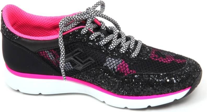 Hogan Roze Glitter Mesh Schoen