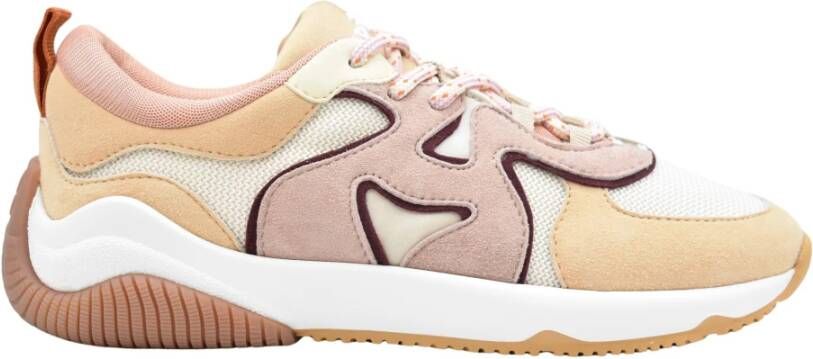 Hogan Roze Kant Platte Schoenen Ss22