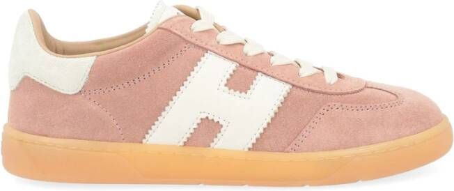 Hogan Roze Suède Cool Sneakers