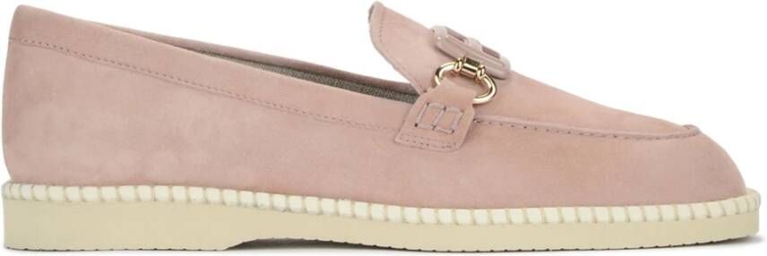 Hogan Roze suède loafers Pink Dames