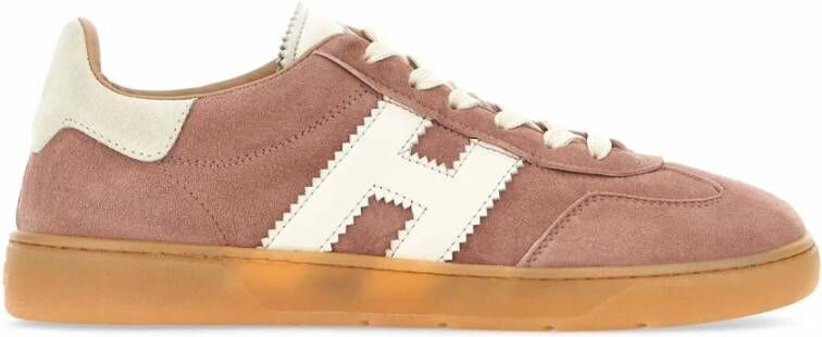 Hogan Roze suède sneakers met memory foam