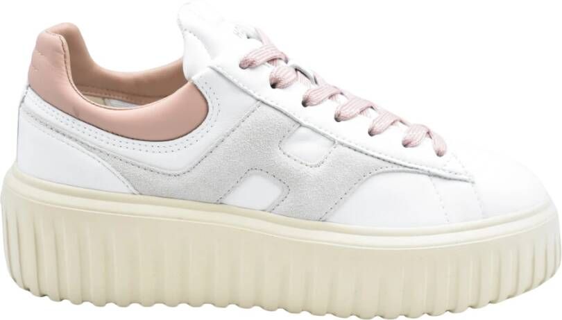 Hogan Roze Veterschoenen voor Vrouwen