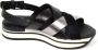 Hogan Sandalen met gekruiste bandjes van leer - Thumbnail 1