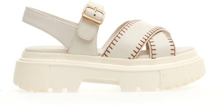 Hogan Sandals White Dames