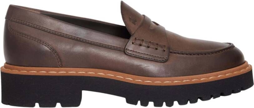 Hogan Shoes Brown Dames