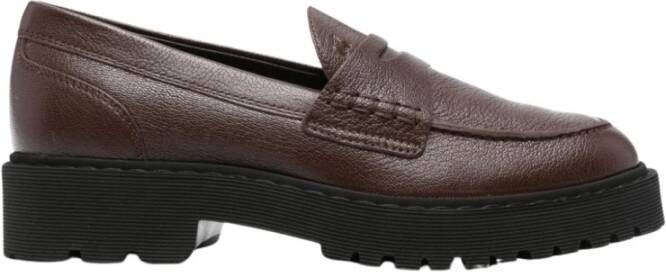 Hogan Shoes Brown Dames