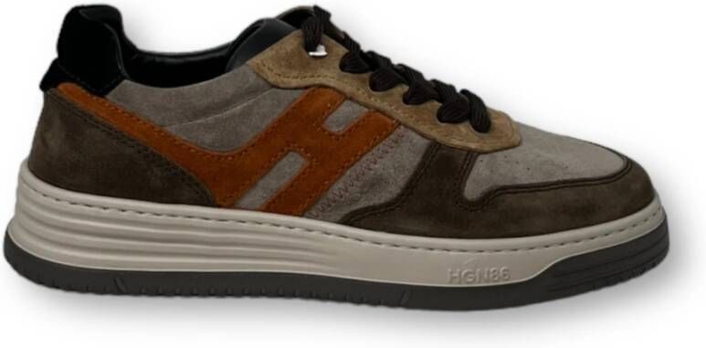 Hogan Multicolor Suède Leren Sneakers voor Heren Meerkleurig Heren