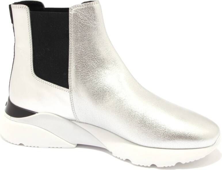 Hogan Silver Active One Chelsea Boot Schoen