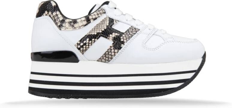 Hogan Slangenprint Veterschoenen voor Dames