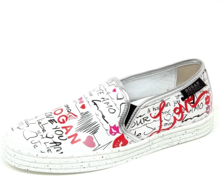 Hogan Slip On Schoen Love Print