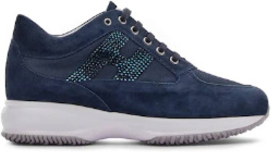 Hogan Klassieke Sneakers Blauw Dames