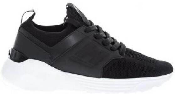 Hogan Sneakers met mesh-achtig sokontwerp Zwart Dames