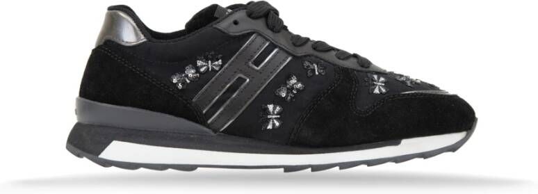 Hogan Sneakers met vlinderdetails van suède