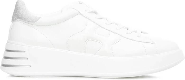 HOGAN Lage Sneakers Dames Rebel H564 Allacciato Maat: 40 Materiaal: Leer Kleur: Wit