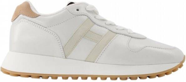 Hogan H429 H Nastro Sneakers in White Leather Wit Dames