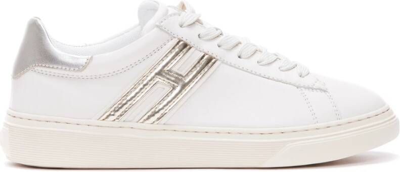 Hogan Sneakers van metallic leer met uitneembare binnenzool Multicolor Dames