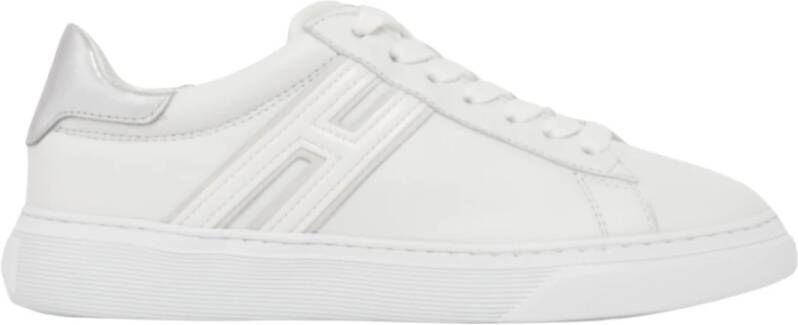 Hogan Luxe Leren Sneakers White Dames