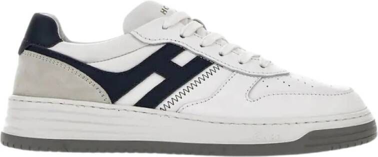 HOGAN Lage Sneakers Heren Hxm6300eu50 Maat: 47 Materiaal: Leer Kleur: Wit