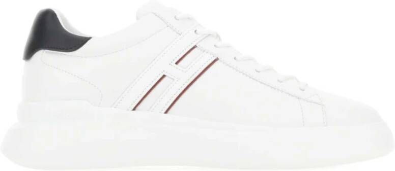 Hogan Witte Leren Sneakers White Heren