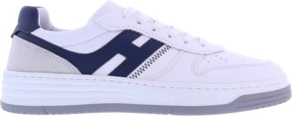 Hogan Italiaanse Leren Sneakers voor White