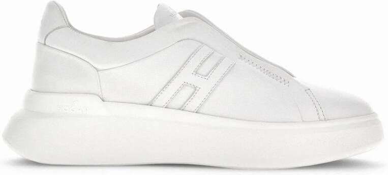 Hogan Witte Leren Slip On Sneakers H580 White Heren