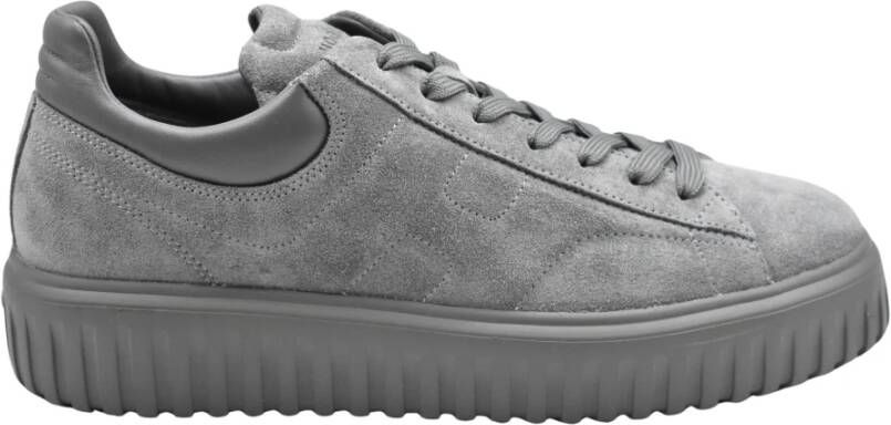 Hogan Sportieve Veterschoenen in Fumo
