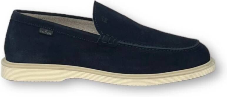 Hogan Stijlvolle Comfortabele Loafers voor Mannen Blue Heren