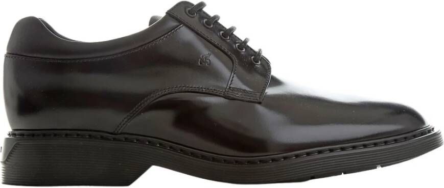 Hogan Stijlvolle en Comfortabele Zakelijke Schoenen Black Heren