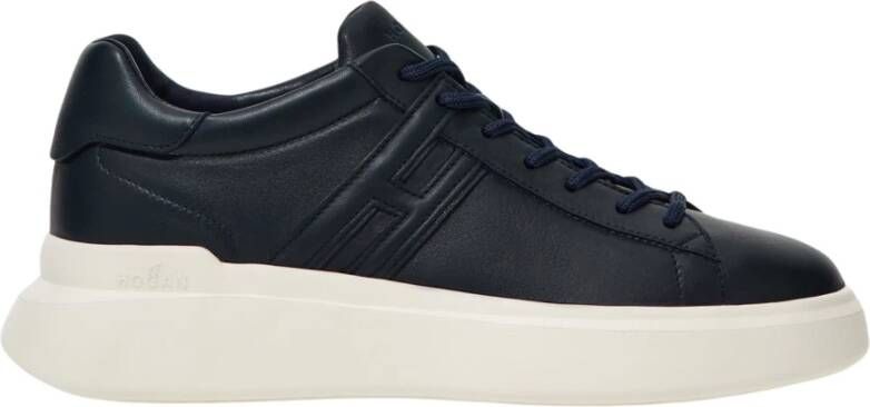 Hogan Stijlvolle H Slash Sneaker voor Mannen Blue Heren