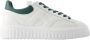 Hogan Witte Leren Sneakers met H-Strepen White Heren - Thumbnail 5