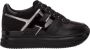Hogan women's shoes leather trainers sneakers Midi Platform Zwart Dames - Thumbnail 1