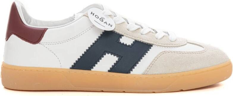 Hogan Stijlvolle Leren Sneakers met Veters