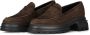 Hogan Stijlvolle Plateau Loafers Brown Dames - Thumbnail 1