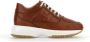 Hogan Bruin Leren Interactieve Sneakers Brown Dames - Thumbnail 5
