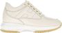 Hogan Sneakers van getextureerd leer met parelmoer afwerking White Dames - Thumbnail 1