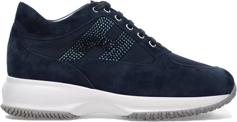 Hogan Verhoog je Sneaker Game met Unieke Stofdetails Zwart Dames