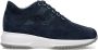 Hogan Blauwe Interactieve Suède Sneakers Blue Dames - Thumbnail 1