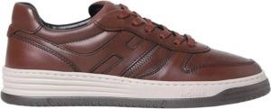 Hogan Stijlvolle Sneakers voor Heren Bruin Heren