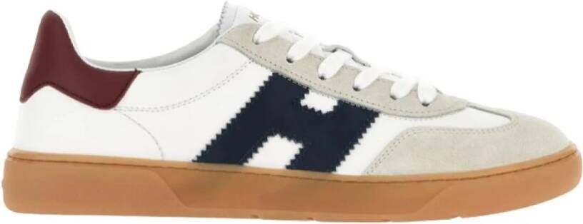 Hogan Stijlvolle Sneakers met Retro en Hedendaags Ontwerp White Heren